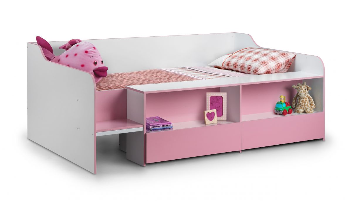 Julian Bowen Stella Low Sleeper Bed - Pink