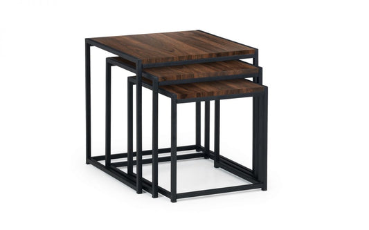 Julian Bowen Tribeca Nest of Tables - Walnut