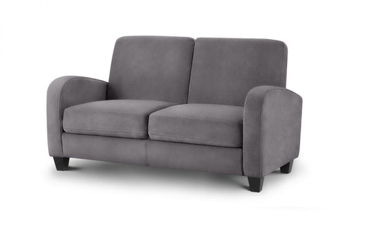 Julian Bowen Vivo 2 Seater Sofa in Dusk Grey Chenille