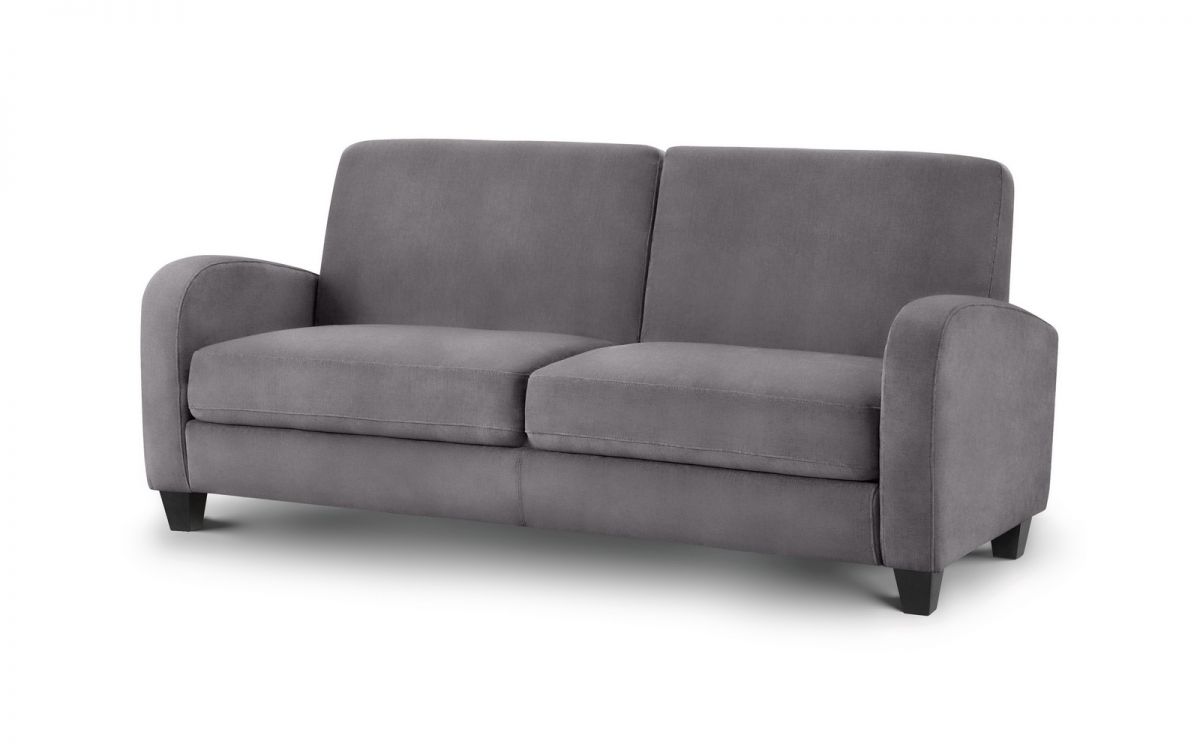 Julian Bowen Vivo 3 Seater Sofa in Dusk Grey Chenille