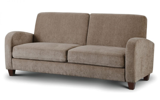 Julian Bowen Vivo 3 Seater Sofa in Mink Chenille