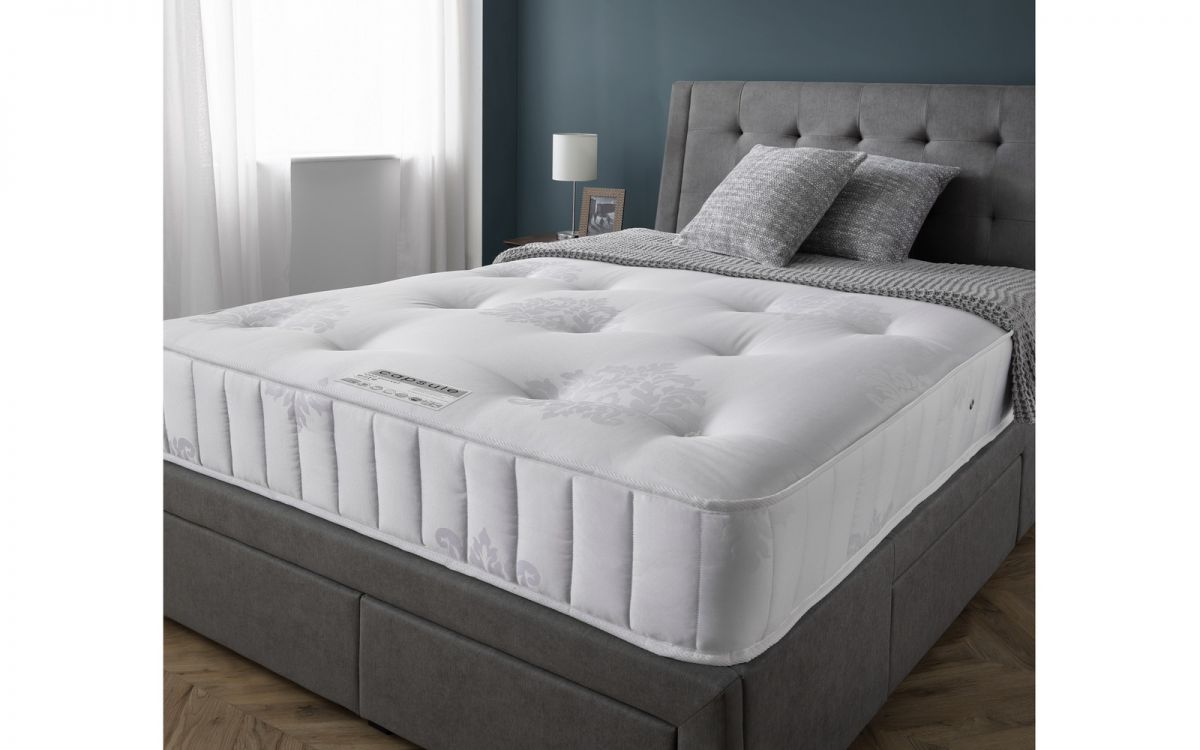 Julian Bowen White Double Capsule Elite Pocket Mattress 135cm