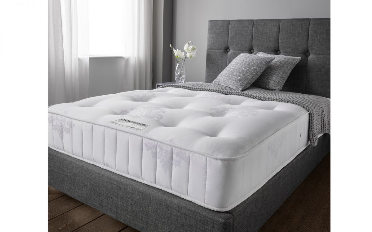 Julian Bowen White Double Capsule Memory Pocket Mattress