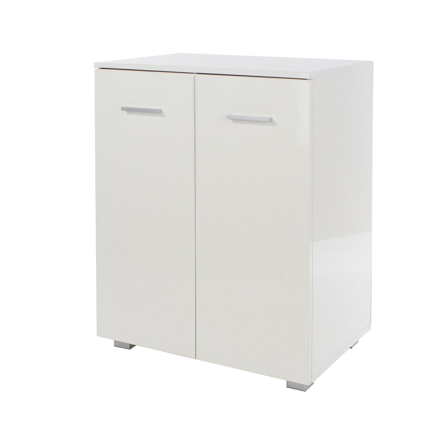 Lido White High Gloss 2 Door Sideboard