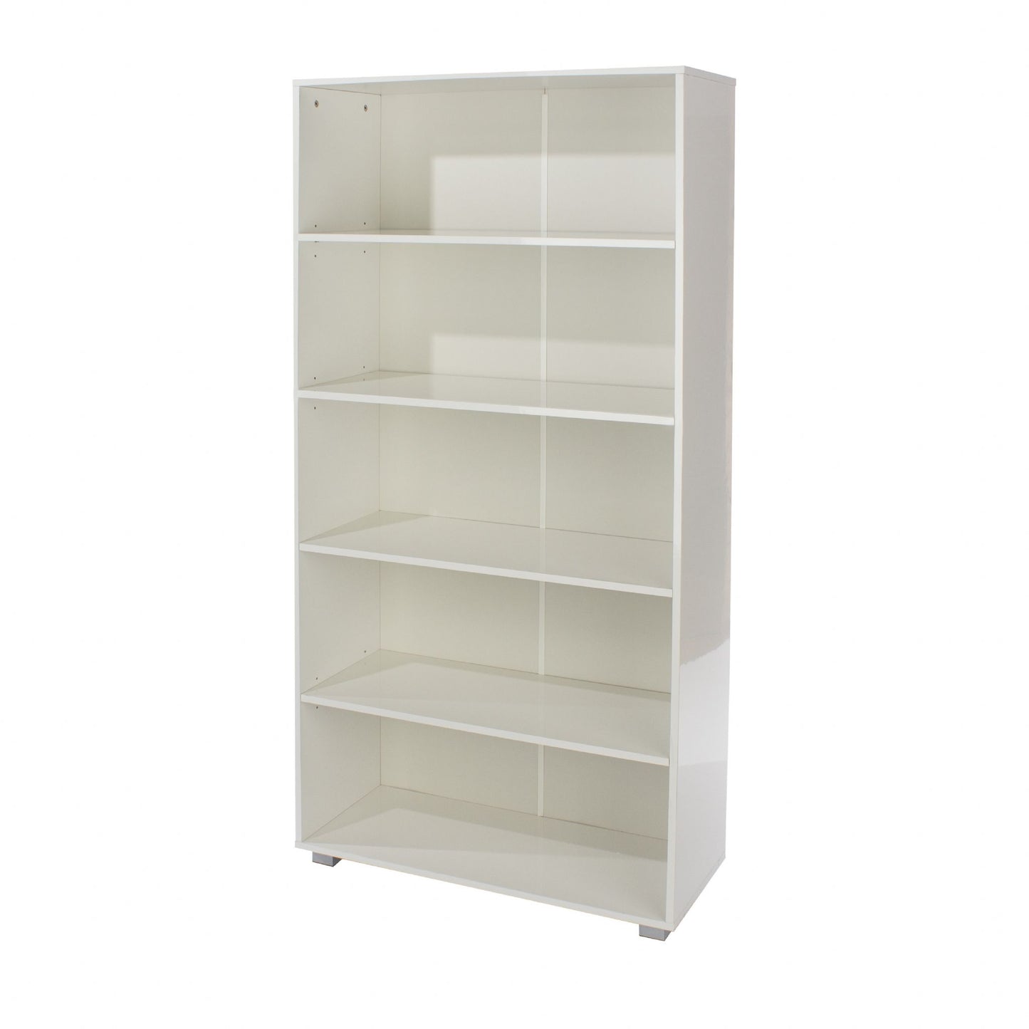 Lido White High Gloss Tall Bookcase