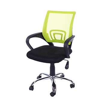 Loft Study Chair Lime Green Mesh