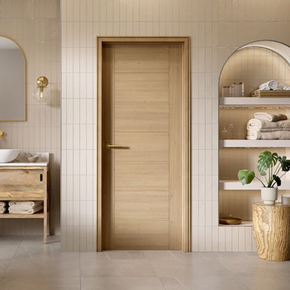 Internal Oak 7 Panel Carini Pre-Finished Ladder Style Door