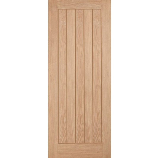 Internal Oak Belize Cottage Door Unfinished Panelled