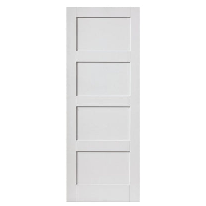 Internal White Primed Montserrat Shaker 4 Panel Fire Door