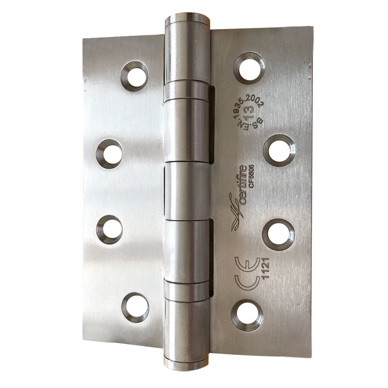 Pair of CERTIFIRE Fire Door Grade 13 Hinge Ball Bearing SS201 Square (2 hinges per pack)