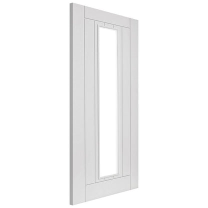 Internal White Primed Phoenix Clear Glazed Door