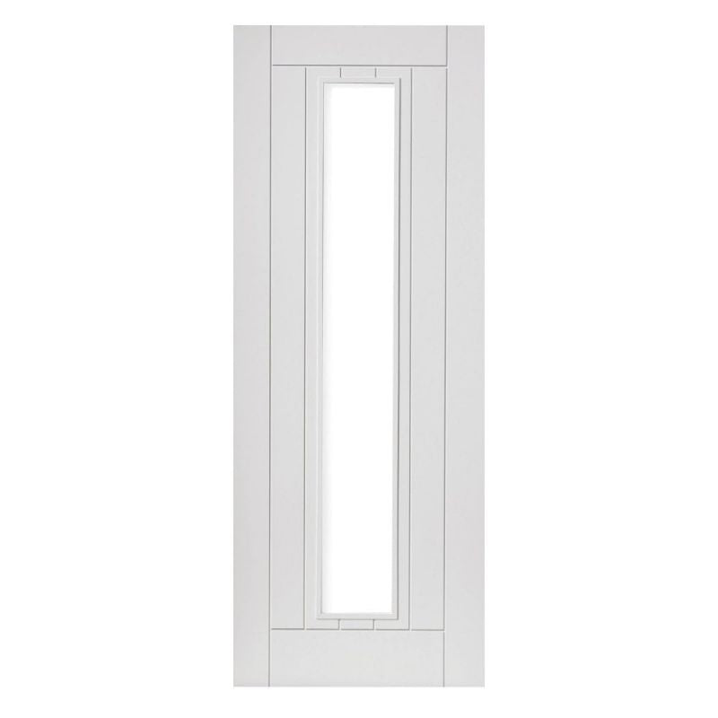 Internal White Primed Phoenix Clear Glazed Door