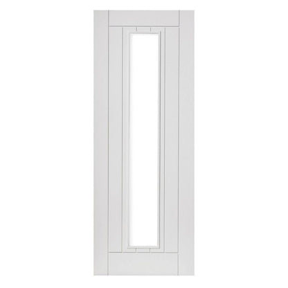 Internal White Primed Phoenix Clear Glazed Door