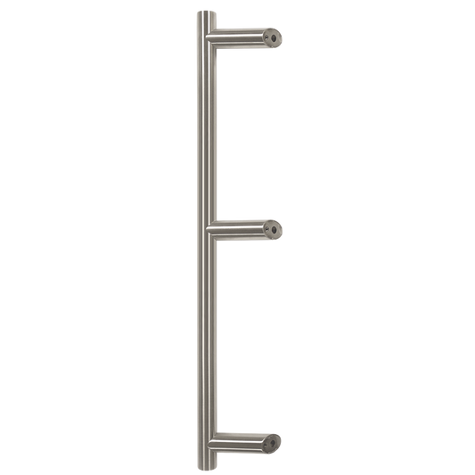 Pull Handle - 1500mm Offset including 2 fixings with bolts - Satin Stainless Steel 316