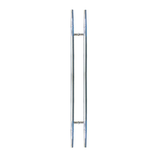 Pull Handle - 1500mm Straight SPEAR Design including 2 fixings with bolts - Satin Stainless Steel 31