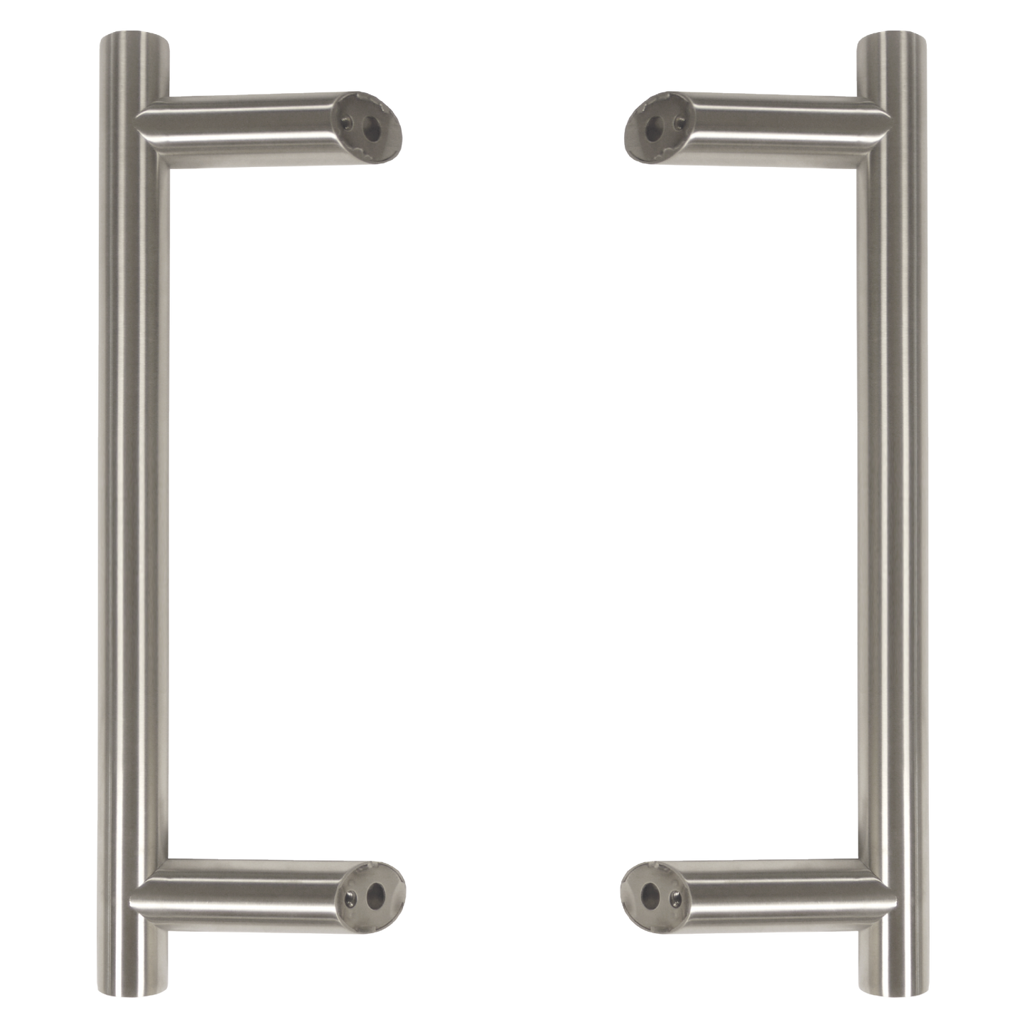 Pull Handle - Pair of 600mm Offset 400mm centres including fixings with bolts