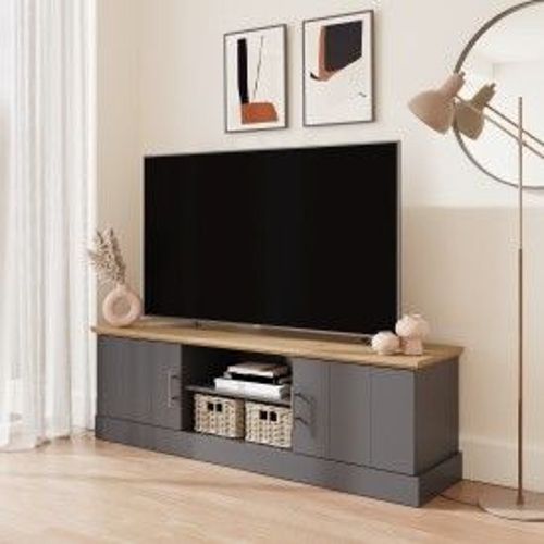 Kendal Large TV Unit In Slate Blue