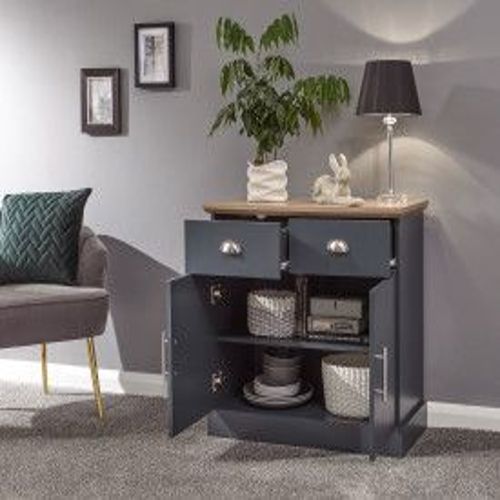 Kendal Compact Sideboard In Slate Blue