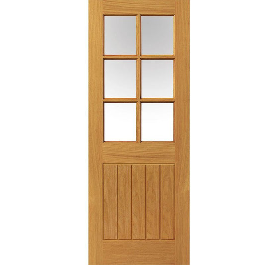 Internal Oak Thames 6 Light Glazed Door