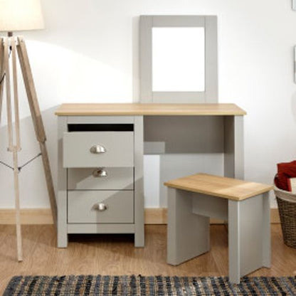 Lancaster Dressing Table Set In Grey