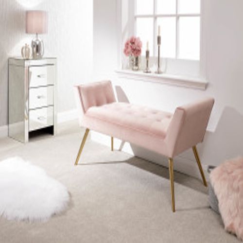 Turin Window Seat Blush Pink