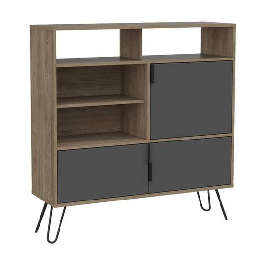 Core Vegas High Sideboard Grey Doors