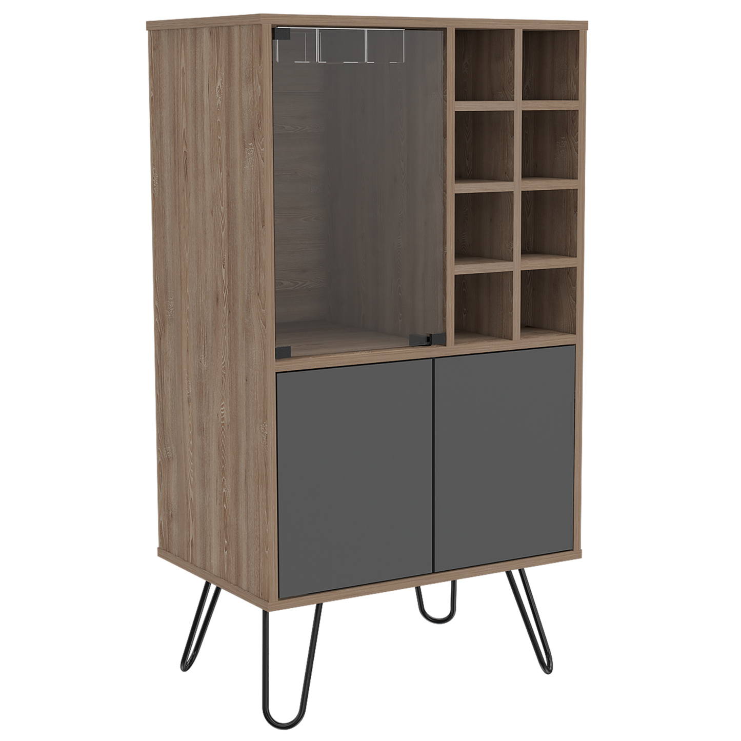 Core Vegas 2 Door Wine Rack Cabinet