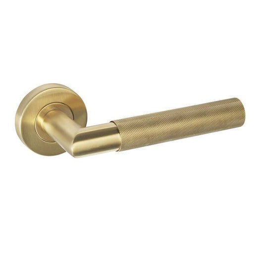 Zurich Satin Gold  Door Handle Hardware Pack